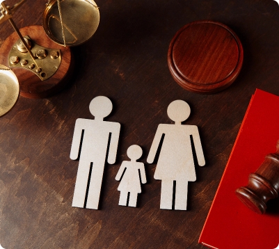 judges-gavel-red-book-family-figures